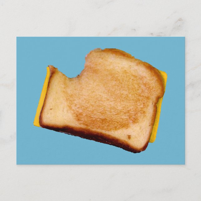Carte Postale Sandwich au fromage grillé (Devant)