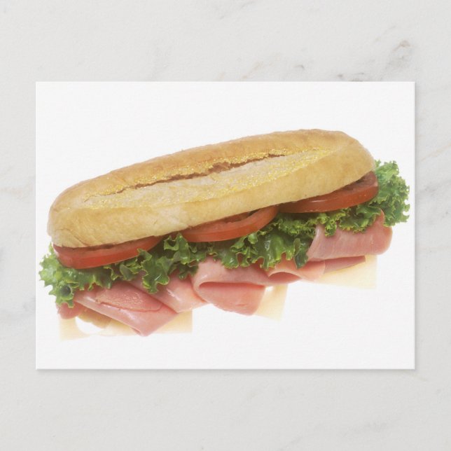 Carte Postale Sandwich de deli (Devant)