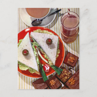 Carte Postale sandwich eyball pointu