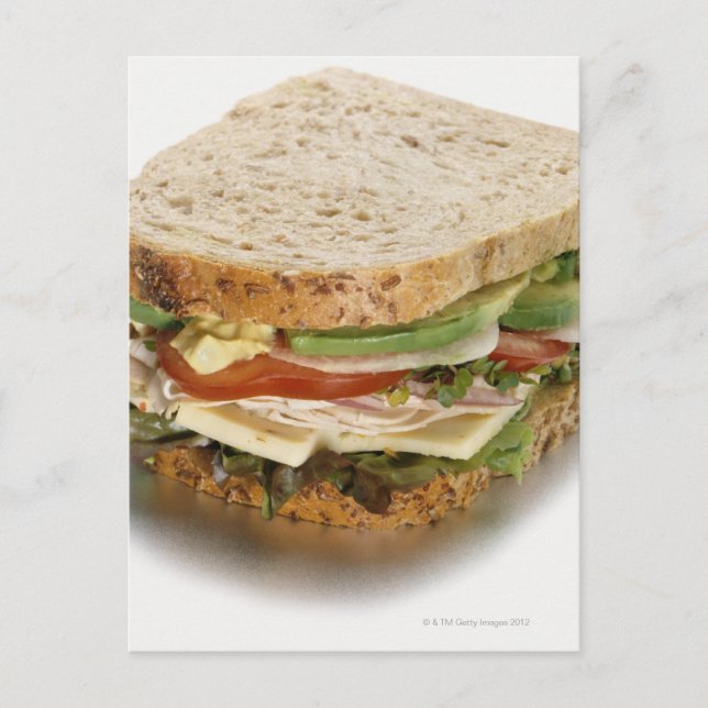 Carte Postale Sandwich sain (Devant)