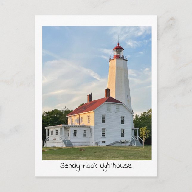 Carte postale Sandy Hook Lighthouse (Devant)