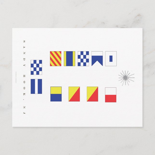 Carte Postale Sandy Hook NJ (Devant)