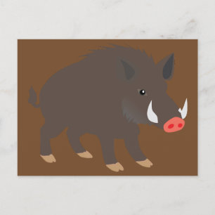 Carte Postale Sanglier