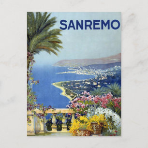 Carte Postale Sanremo Italie Vintage