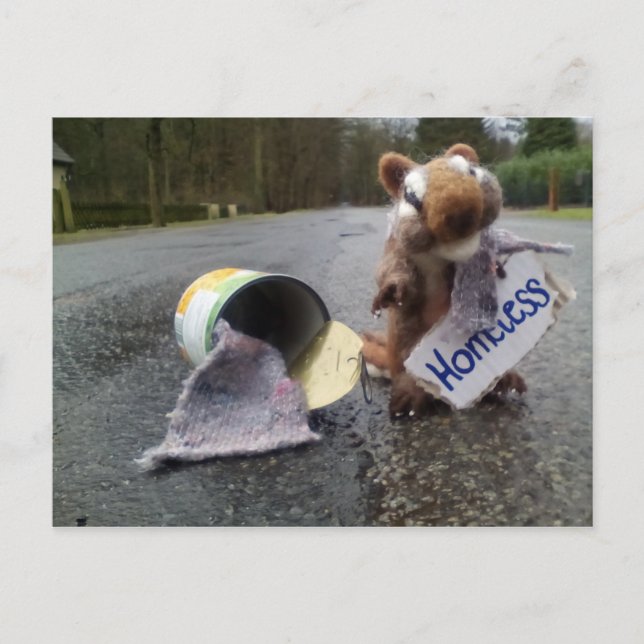 Carte Postale Sans abri (Devant)