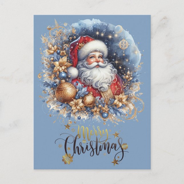 Carte Postale Santa Claus Merry Christmas  (Devant)