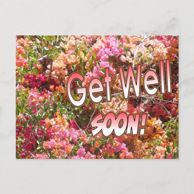 Carte postale Santé Bougainvillea (Devant)