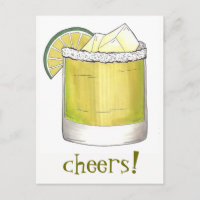 Santé! Célébration Margarita Cocktail Lime Green