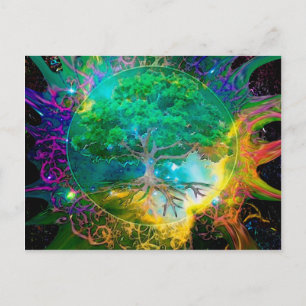 Carte Postale Santé et vitalité Arbre de vie