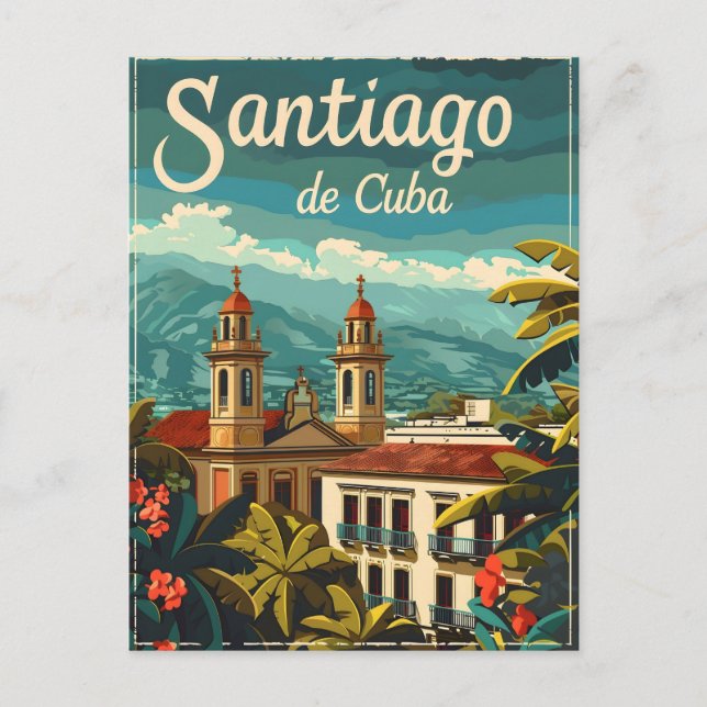 Carte Postale Santiago de Cuba : Soul rythmique des Caraïbes (Devant)