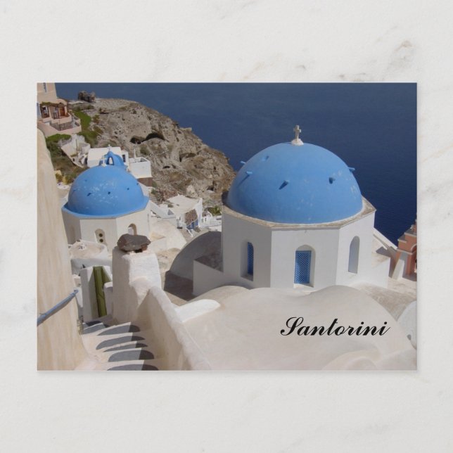 Carte postale Santorin (Devant)