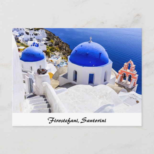 Carte Postale Santorin (Devant)