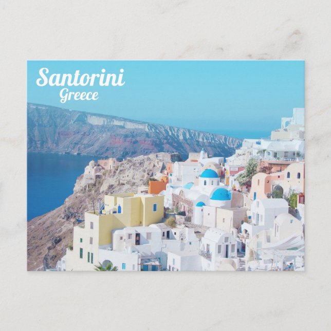 Carte Postale Santorin (Devant)