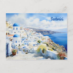 Carte Postale Santorin Grèce