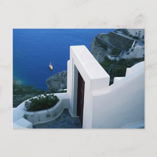 Carte Postale Santorin Grèce (Devant)