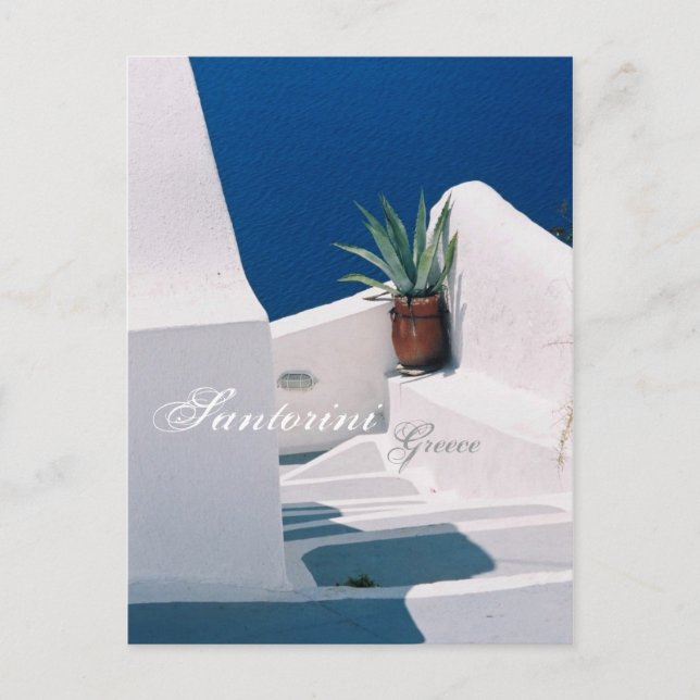 Carte postale Santorin, Grèce (Devant)