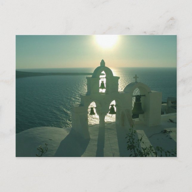 Carte Postale Santorin Grèce (Devant)