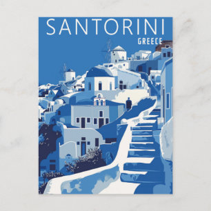 Carte Postale Santorin Grèce