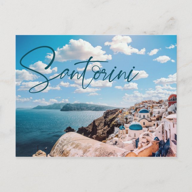Carte postale Santorin Grèce (Devant)