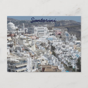 Carte Postale Santorini