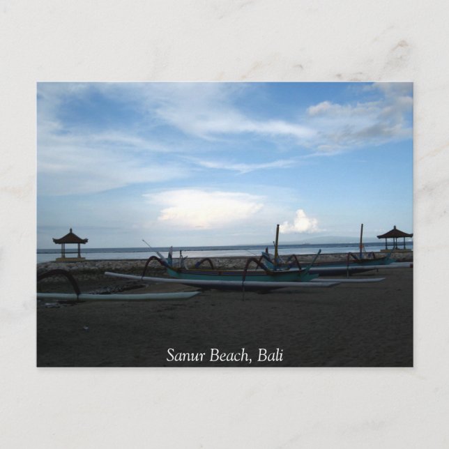 Carte Postale Sanur Beach, Bali (Devant)