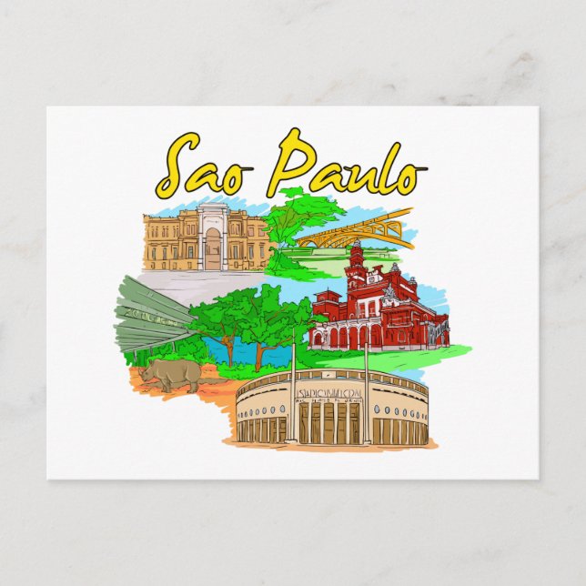 Carte Postale Sao Paulo - Brésil.png (Devant)