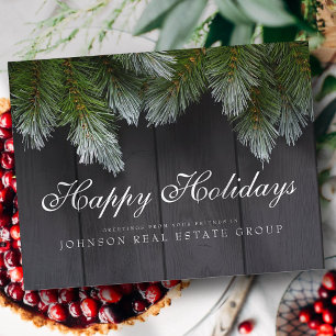 Carte Postale Sapin de Noël Joyeuses Fêtes salutation