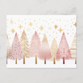 Carte Postale Sapins de Noël