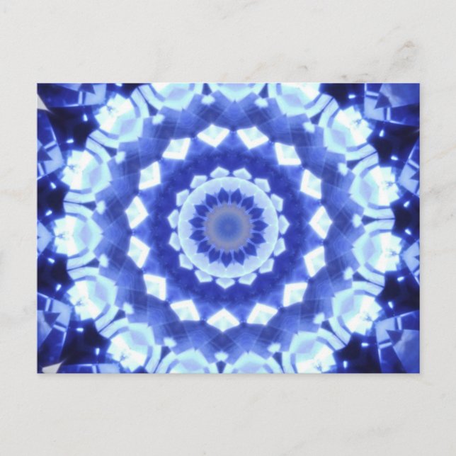Carte Postale Sapphire Kaleidoscope (Devant)