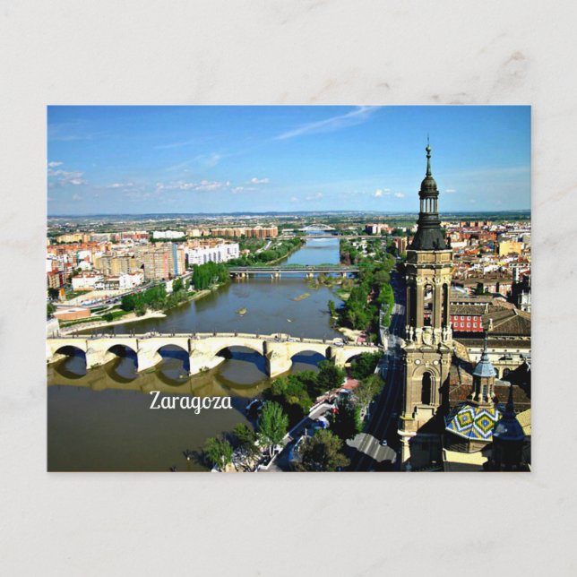 Carte Postale Saragosse, Espagne (Devant)