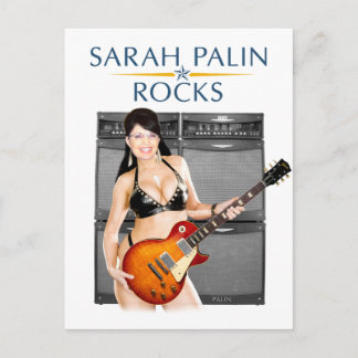 Carte postale Sarah Palin Rocks