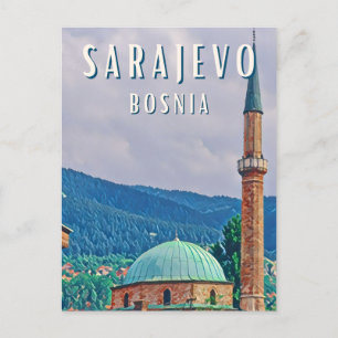 Carte Postale Sarajevo, ville historique de Bosnie-Herzégovine
