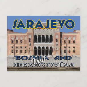 Carte Postale Sarajevo, Visite en Bosnie-Herzégovine