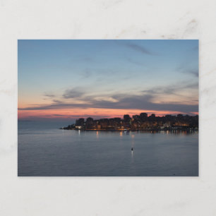 Carte Postale Sarande, Albanie, au coucher du soleil