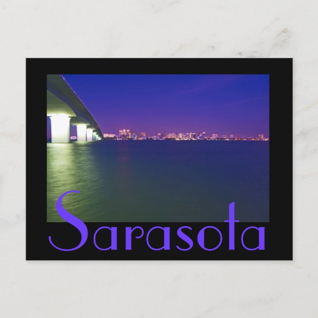 Carte Postale Sarasota, Floride, États-Unis (Devant)