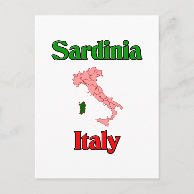 Carte Postale Sardaigne Italie (Devant)