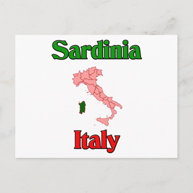 Carte Postale Sardaigne Italie (Devant)