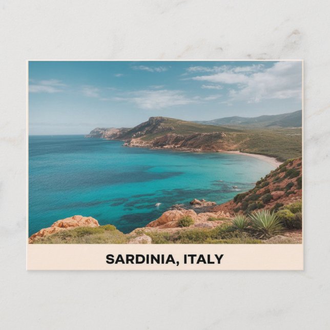 Carte Postale Sardaigne Italie (Devant)