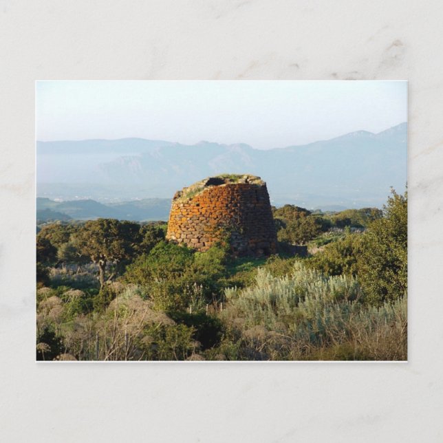 Carte Postale Sardegna, Nuraghe (carte postale) (Devant)