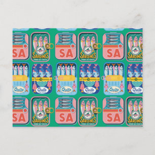 Carte Postale Sardine Funky Portugal 