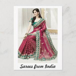 Carte Postale Sarees d'Inde