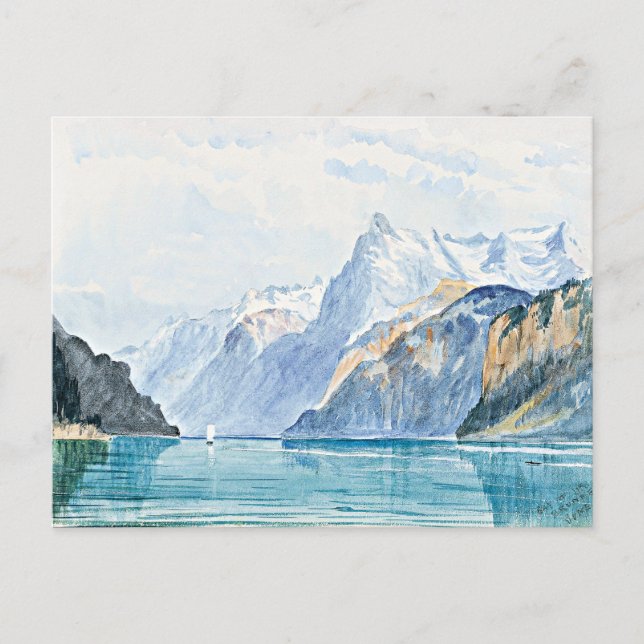 Carte Postale Sargent - Baie d'Uri, art (Devant)