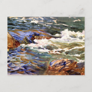 Carte Postale Sargent - En Norvège, la peinture d'art