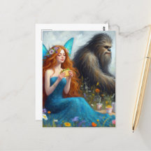 Sashquatch et une fée sur un pique-nique