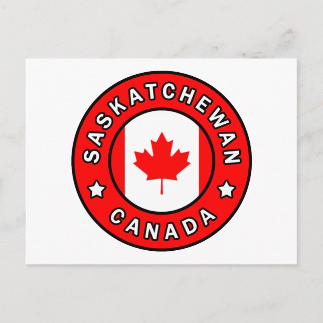 Carte Postale Saskatchewan Canada (Devant)