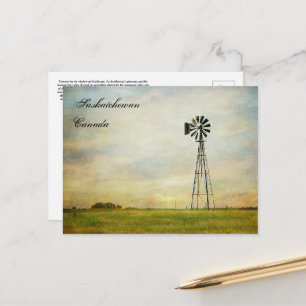 Carte postale Saskatchewan Canada "Winds of Change