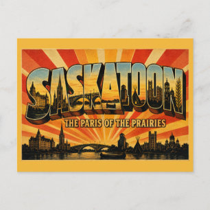 Carte Postale Saskatoon Saskatchewan Paris des Prairies