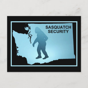 Carte Postale Sasquatch Security - Washington