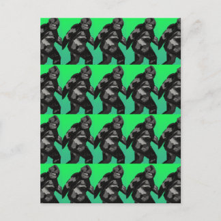 Carte postale Sasquatch Walking