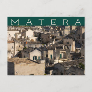 Carte Postale Sassi de Matera Basilicata Italie